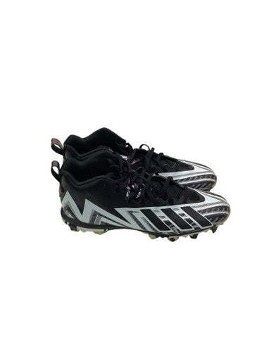 Used Adidas Adult FB Cleats Black And White Senior 13 11347-S000251985