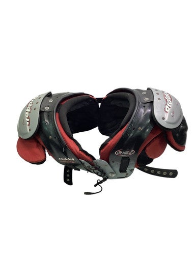 Used Riddell EVX ADULT PADS FB Shoulder Pads Black LG 11347-S000251979