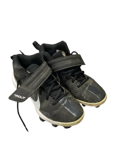 Used Nike TROUT BB/SB Cleats Black Junior 05 11613-S000164723
