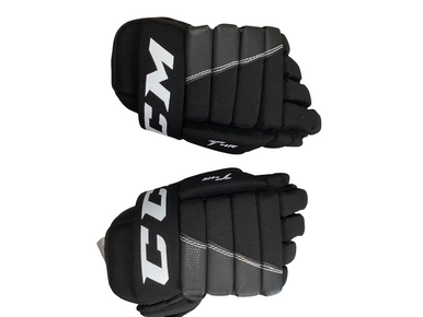 Used CCM T4R Junior Gloves Black 11" 11613-S000164709