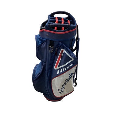 Used Taylormade RED WHITE BLUE Mens Cart Bag White/Royal/Red 11760-S000079577