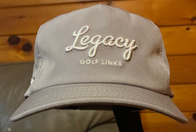 Legacy Golf Links Gray Men's One Size Fits All  Hat (New)