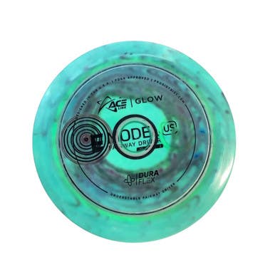 Used Prodigy ENODE GLOW DURA FLEX Disc Golf Driver Carolina Blue 11479-S000400050