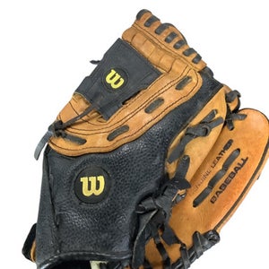 Used Wilson 11 INCH RHT BB/SB Glove RH Throw Brown 11" 11479-S000400034