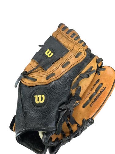 Used Wilson 11 INCH RHT BB/SB Glove RH Throw Brown 11" 11479-S000400034