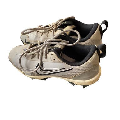 Used Nike TROUT SZ 4.5 BB/SB Cleats Grey Junior 04.5 11479-S000400012