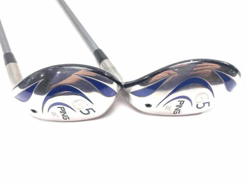 Ping G5  &  Hybrid Set 22* 25* TFC100 Regular Graphite Mens RH