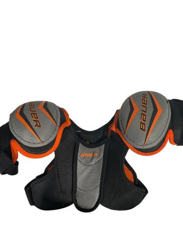 Used Bauer ONE4 SHOULDER PADS Youth Shoulder Pads SM 11847-S000028075