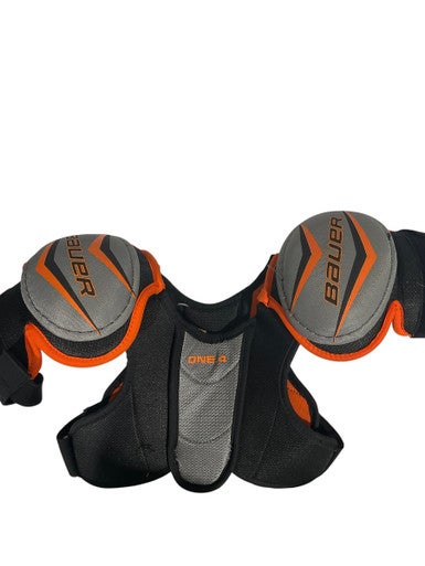Used Bauer ONE4 SHOULDER PADS Youth Shoulder Pads SM 11847-S000028075