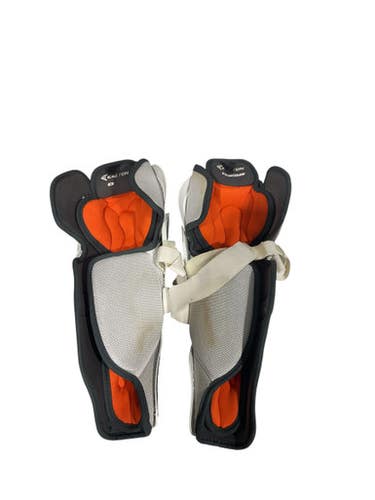 Used Easton M3 Junior Shin Guards Orange 13" 11847-S000028067