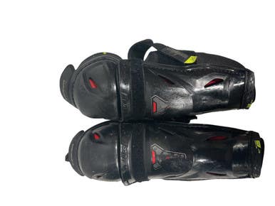 Used Bauer VAPOR 3X Junior Shin Guards Black 11" 11847-S000028048