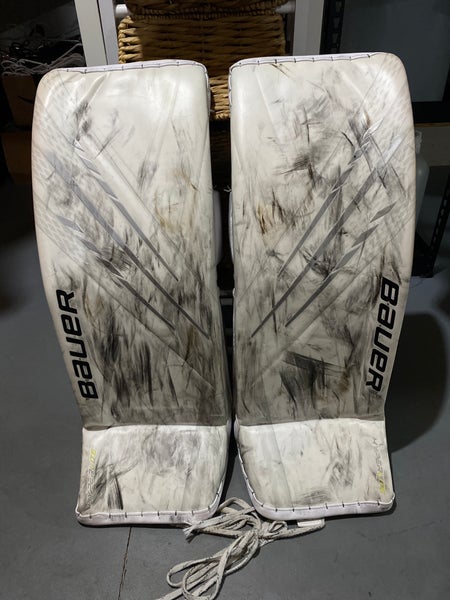 Small Bauer Hyperlite Goalie Leg Pads (Used)