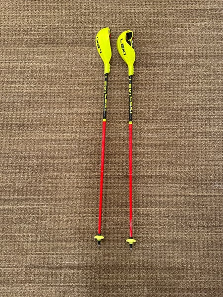 Leki Slalom Ski Poles with Guards 120cm (Used)