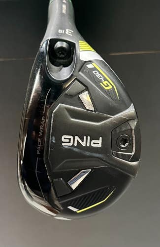 Ping G430 3 Hybrid 19* Stiff HZRDUS Smoke RDX 80g HY RH Used