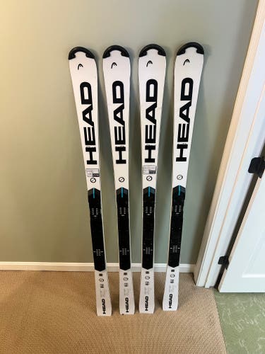 Women's 2024 Racing 158 cm HEAD World Cup Rebels e.SL Skis Without Bindings (Used)