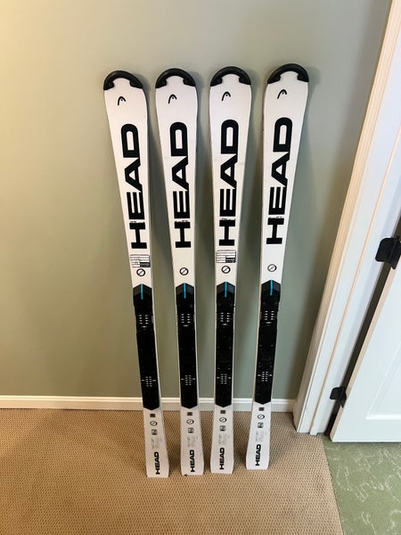 Women's 2024 Racing 158 cm HEAD World Cup Rebels e.SL Skis Without Bindings (Used)