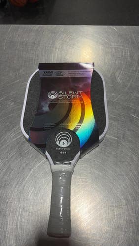 Used USA SILENT STORM Pickleball Racquet Black 11825-S000033785