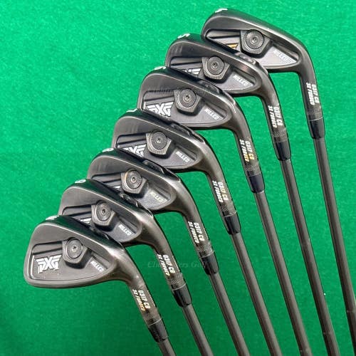 PXG 0317 CB Xtreme Dark 4-PW Iron Set Dynamic Gold MID TI 115 S400 Steel Stiff