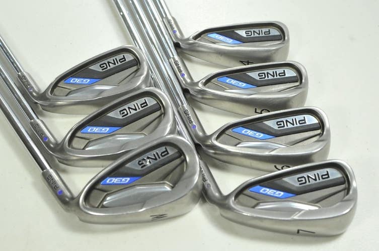 Ping G30 4-W Iron Set Regular Flex Purple Dot Right CFS Distance Steel # 199100