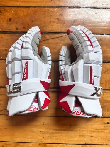 STX Surgeon RZR2 Lacrosse Gloves Large (Used-LIKE NEW)
