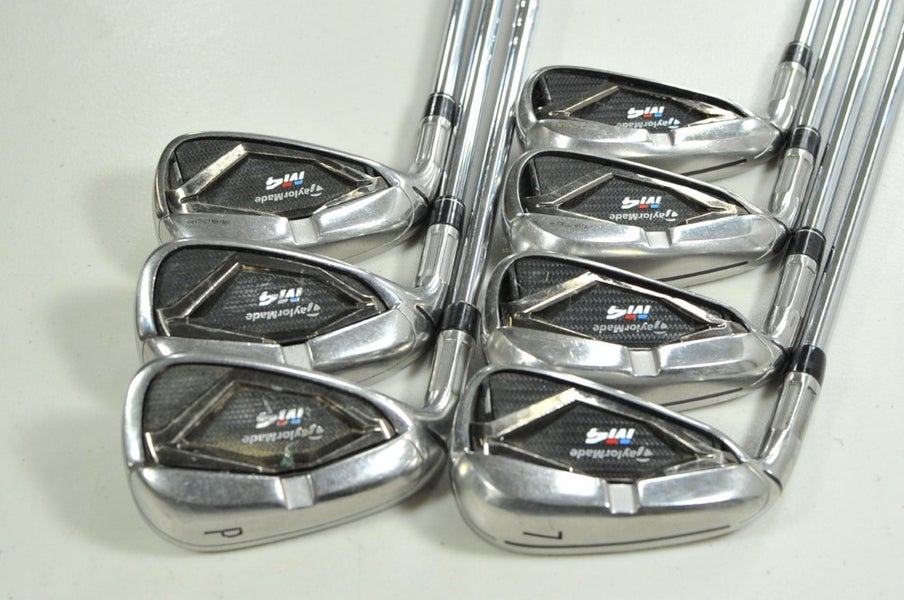 LEFT HANDED TaylorMade M4 4-PW Iron Set Stiff Flex XP 100 S300 Steel #195646