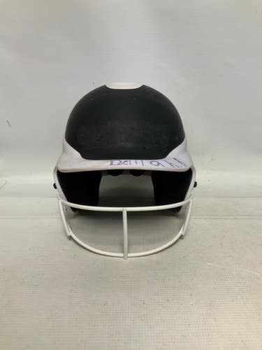 Used RIP-IT VICJ-TTM-B Batting Helmet w/Mask White SM 11823-S000033102