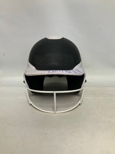 Used RIP-IT VICJ-TTM-B Batting Helmet w/Mask White SM 11823-S000033102