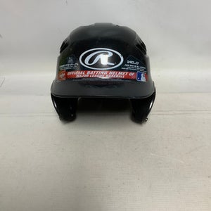Used Rawlings VELO Batting Helmet No Mask Black LG 11823-S000033101