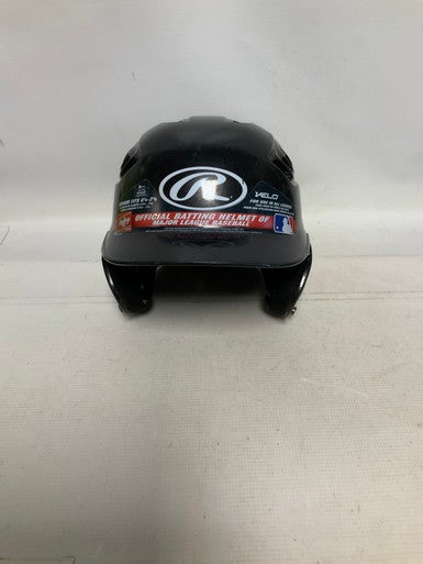 Used Rawlings VELO Batting Helmet No Mask Black LG 11823-S000033101