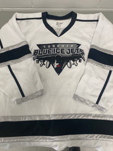 Toronto BlueIce Jets JrA XL game jersey