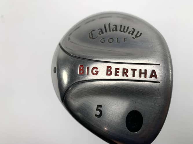 Callaway Big Bertha 2004 5 Fairway Wood 18* RCH 75w Regular Graphite Mens RH