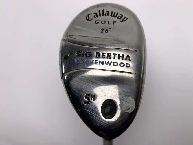 Callaway Big Bertha Heavenwood 5 Hybrid 25* Big Bertha Gems 55 55g Womens RH