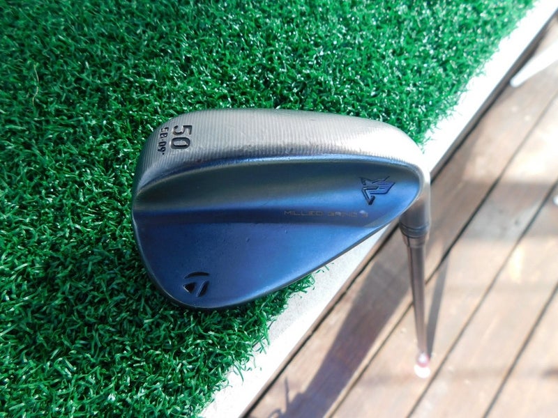 TaylorMade Milled Grind Black MG3 50.09SB* Gap Wedge w/ KBS MAX 85g Stiff Flex