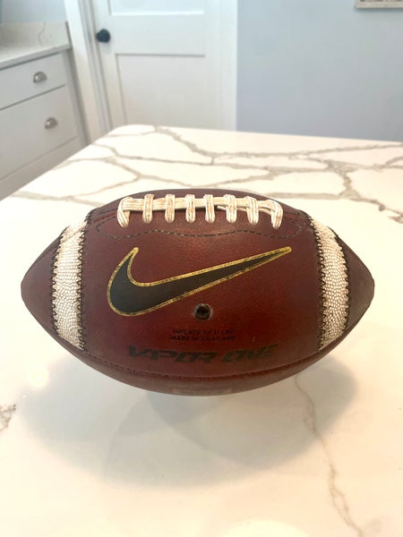 Nike Vapor One Leather Football - Size: Youth - Ages 12-14 - Mudded & Game Ready