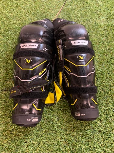 Youth Bauer Mach Shin Pads 10" (Used)