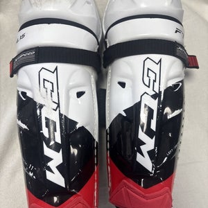 Junior Size 11 Inch CCM JETSPEED FT485 Ice Hockey Shin Pads