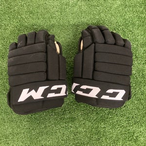 Black Junior CCM LTP Gloves 10" (Used)