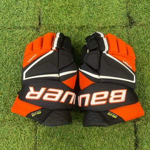 Orange Senior Bauer Vapor Hyperlite Gloves 14" (New)