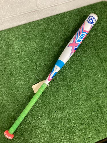 White 2021 Louisville Slugger X12 Composite Bat (-12) Composite 19 oz 31" (Used)