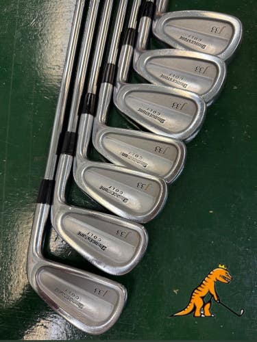 *Used* Bridgestone J33 Forged Iron Set 4i-PW KBS Tour Stiff Right Handed