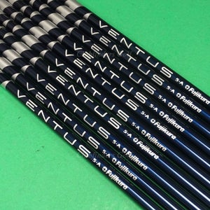 Fujikura Ventus Blue 5-A .370 Senior 41.5" Graphite Hybrid/Iron Shafts SET OF 10