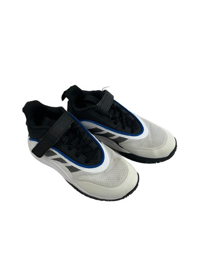 Used Adidas OWN THE GAME Basketball Shoes Y White And Black Junior 01.5 11692-S000139233