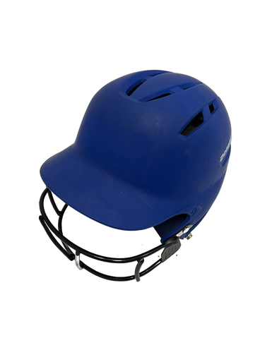 Used Demarini PARADOX Batting Helmet w/Mask Royal Blue One Size 11692-S000139242