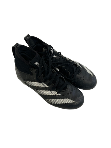 Used Adidas ADIZERO Jr FB Cleats Black Junior 04 11692-S000139247