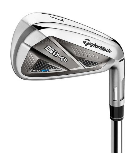 NEW TaylorMade SIM 2 MAX 5-AW Iron Set KBS Max MT 85 Steel Stiff