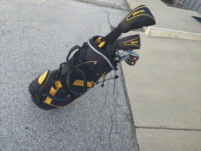 Wilson Ultra 11 Piece Regular Flex Complete Golf Set Stand Bag Left Handed LH