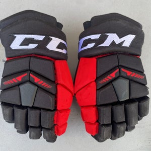 CCM HGTK Tacks Pro Stock 14" Hockey Gloves Blackhawks 53719