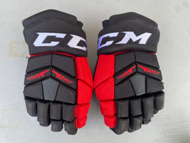CCM HGTKPP Tacks Pro Stock 14" Hockey Gloves Blackhawks 53719