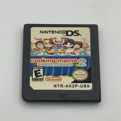 Cooking Mama 2: Dinner with Friends - Nintendo DS (Tested, Cartridge Only)