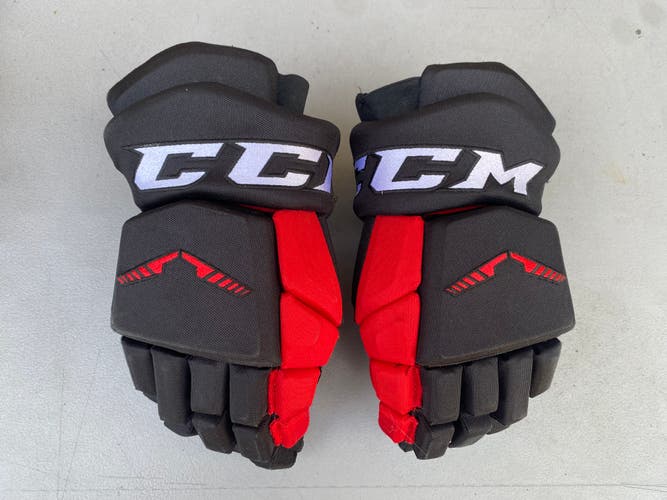 CCM HGTKPP Tacks Pro Stock 15" Hockey Gloves Blackhawks 53932